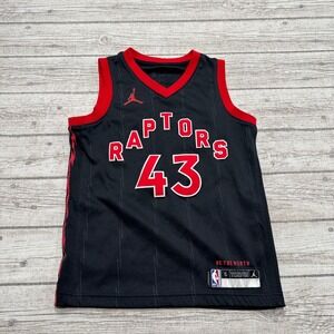 Air Jordan Toronto Raptors Jersey Youth Small Siakam 43 Swingman Basketball NBA